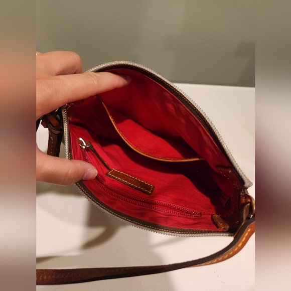 Dooney & Bourke Elephant Gray Nylon Crossbody - Picture 9 of 16